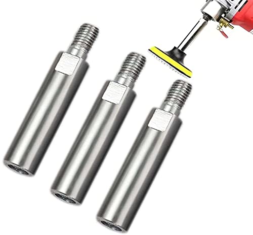 Image of DIY Crafts Only Stainless Steel M14 Material Rotary Extension Shaft Rod Thread for Electric Rotary Polisher,Car Polisher,Polishing Pads,Backing Plate Sucker (3x Shaft, 4 inch inch Extension Rod)