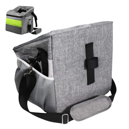 Cesta Para Mascotas Para Bicicleta - Cesta Portátil Para Perros De 30x25,5x35 Cm Con Correa Para El Hombro | Cómodo Asiento De Bicicleta Para Perros │ Cesta De Bicicleta Para Mascotas, Accesorios De V