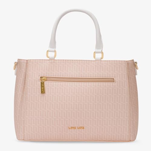 Image of Lavie Luxe Women's Daphne 3 Compartment Satchel Bag | Satchel Handbag for Work | Ladies purse | Stylish Shoulder Bag | Gift for Women