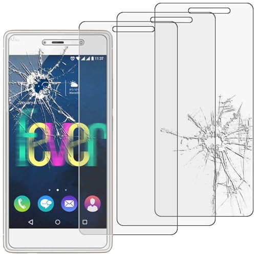 ebestStar - [Pacco x3 Vetro Temperato Compatibile con Wiko Fever 4G Protezione Schermo Pacco da 3 Pellicole Anti Shock, Anti Rottura, Anti graffio [Apparecchio: 148 x 73.8 x 8.3mm, 5.2'']