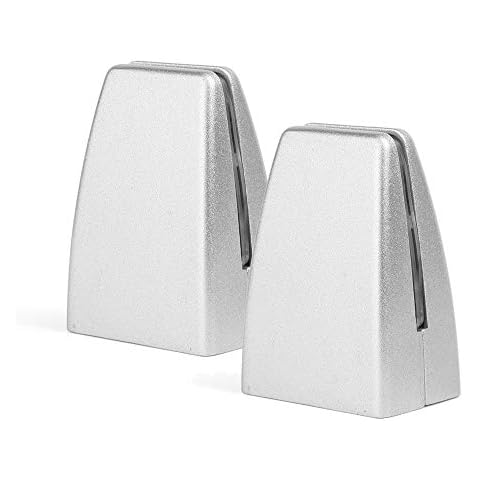 Soporte de pantalla de partición de escritorio Creechwa con 2 abrazaderas protectoras para estornudos Cover
