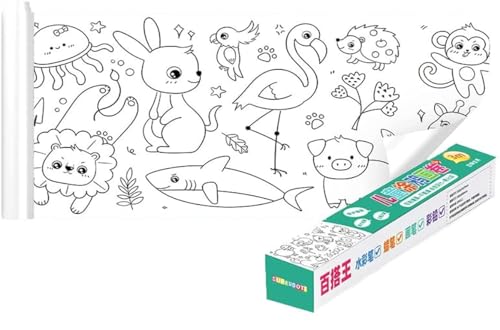 SHUTTLE ART Childrens Drawing Roll, Drawing Paper Roll DIY Painting Drawing Color Filling Paper, Coloring Paper Roll for Kids, Coloring Re-Stick Drawing Paper Roll for Kids (2) (B0D1GBFH8Z) Amazon Price History, Amazon Price Tracker