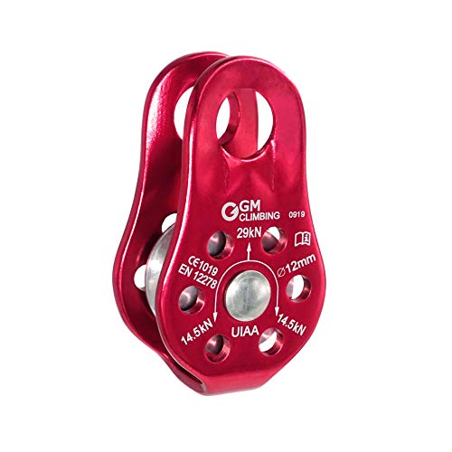 Gm Climbing Pack Of 2 29Kn Ce Uiaa Certified Micro Pulley Slack Tender For Hitch Tending #TOP3