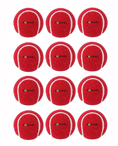 Image of Tennis Cricket Ball, Light Weight Rubber Cricket Balls for Men, Women, Boys & Girls