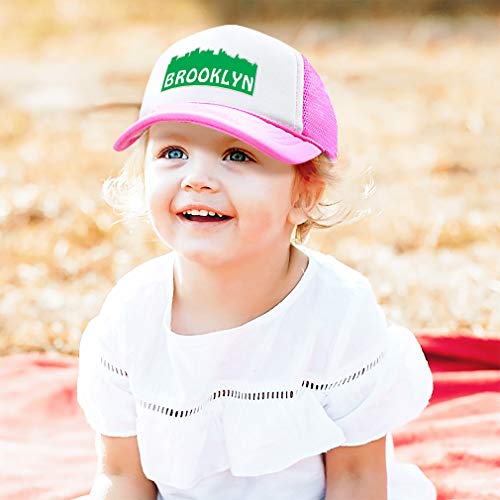 Custom Kids Trucker Hat Brooklyn Polyester Boys Caps & Girls Adjustable3