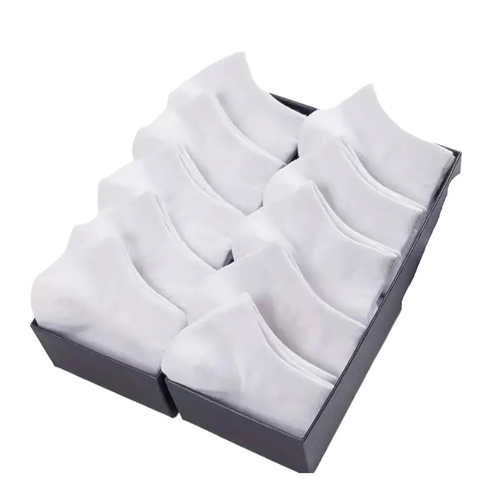 Chaussettes pur coton blanches respirantes et déodorantes - Lot de 20 paires