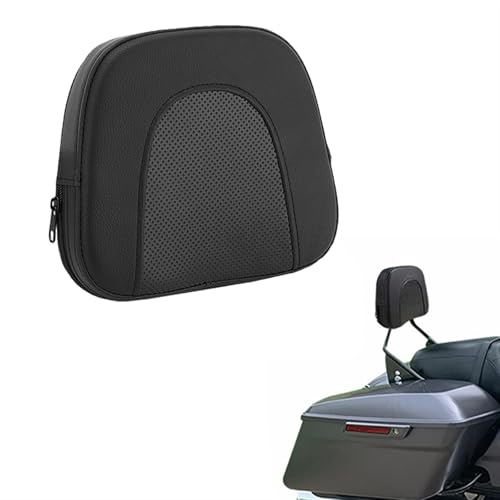 Sissy Bar pour Suzuki Chopper : Dossier Arrière de Moto avec Coussin en Cuir PU