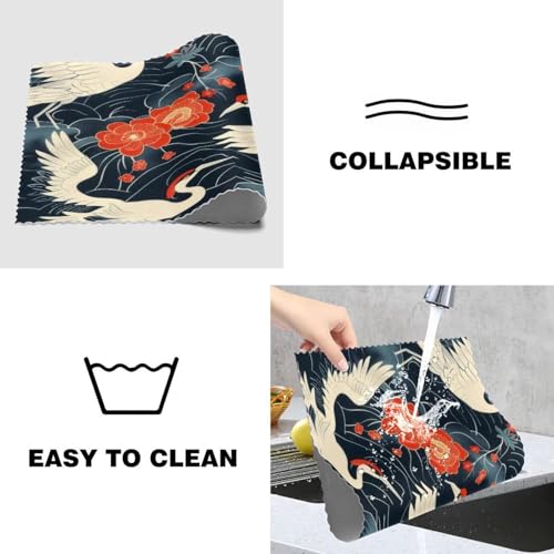 Set de table grue japonaise pour repas de famille et décoration de table chic