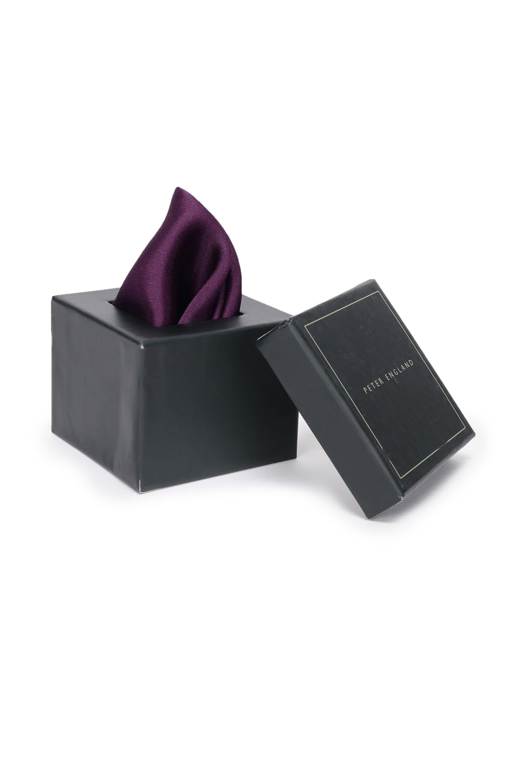 peter england Men Purple Solid Party Pocket Square-picture-17