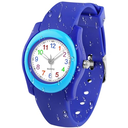 Edillas Kinderuhr Analog für Jungen Mädchen,wasserdichte...