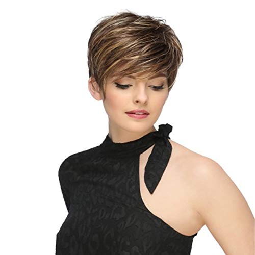 Parrucca riccia da donna in parrucca sintetica