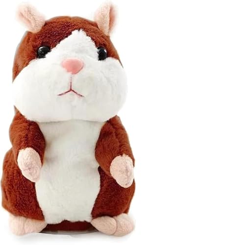 Sunshine smile Sprechende Hamster Wiederholt Sprechender Plüsch Hamster Spielzeug Talking Plüschtier Elektronische Lustige Stofftiere Maus Stofftier Record Spielzeug Interaktives
