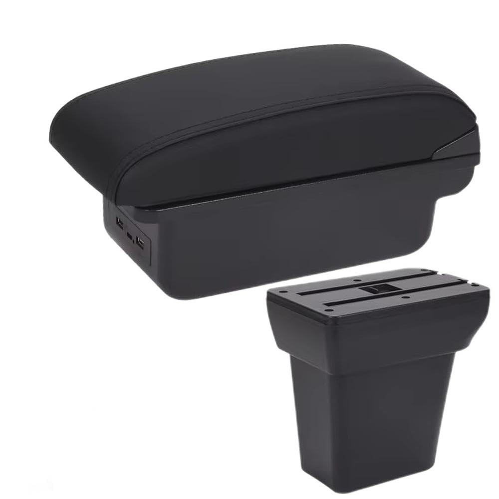 Sxqpocar B2 Black Line 3Usb For Ford Ecosport 2009 Car Armrest Box Auto Center Storage Box Replacement Parts