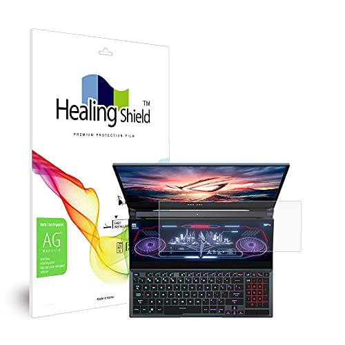 Healingshield スキンシール液晶保護フィルム Screen Protector Anti-Fingerprint Anti-Glare Matte Film Compatible with ASUS ROG Zephyrus Duo 15 [S