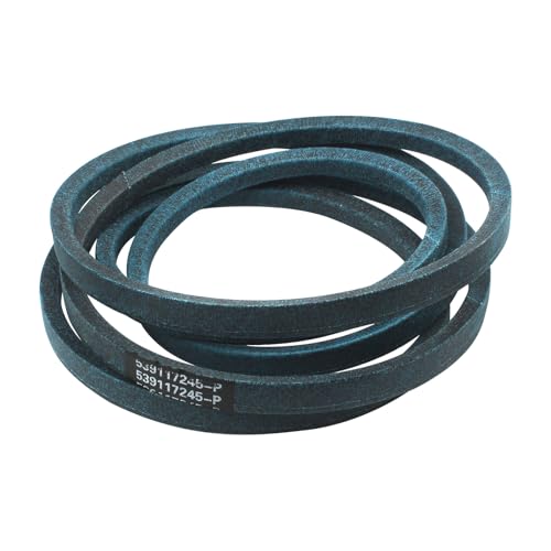 AAAQQ 539117245 Mower Deck Belt for Husqvarna Dixon AYP 539117245 Ariens Gravely John Deere Bad Boy Everride Ref No B-120 Drive Belt with 46 Deck 5/8x 123