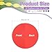 PATIKIL Spot Markers 9 Inch, 12 Pcs Non-Slip Floor Dots Agility Markers Flat Field Cones Poly Dots for Gym PE Speed Training Dance Soccer Basketball Sports, Red/Blue/Black