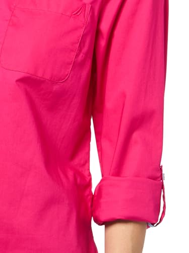 Image of Nautica Women's Button Front Long Sleeve Roll Tab Shirt