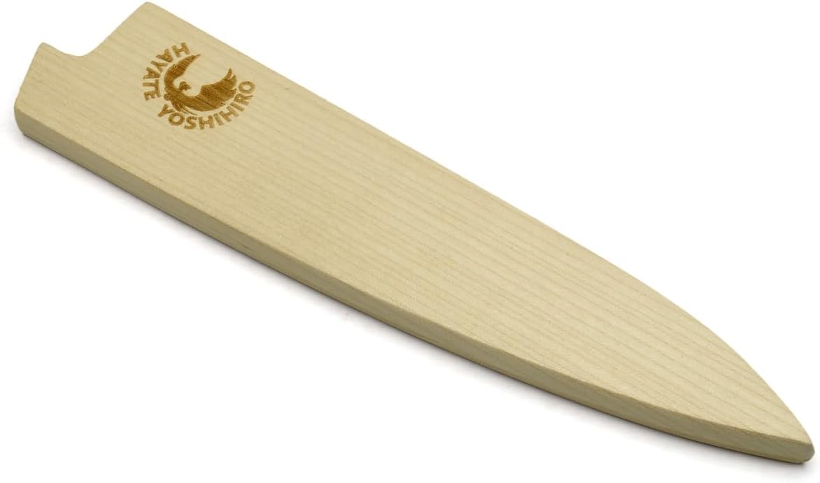 Yoshihiro Natural Magnolia Wood Saya Cover Blade Protector For Petty135Mm-150Mm