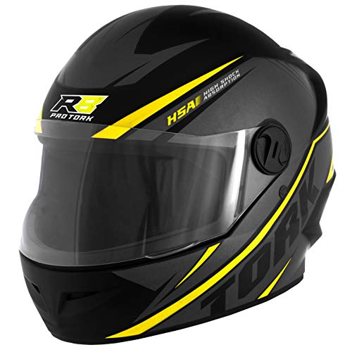 Pro Tork Capacete R8 Fosco 60 Cinza/Amarelo