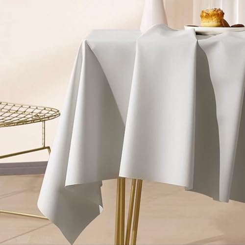 Nappe Toile Cirée Anniversaire Grise pour Table Rectangulaire