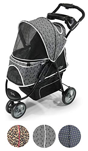 Gen7Pets Promenade Pet Stroller, Black Onyx - Thumbnail 4