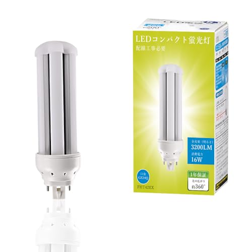 �����F5000K LED�c�C���u���� FHT42�` FHT42EX-N FHT42EX FHT42EXLN ������ �ȃG�l �ߓd �ڂɗD���� GX24q���� �S����3200lm �c�C��3 �u���� LED�����v 6�{����u���b�W 3�g���` 42W �Ɩ���� 