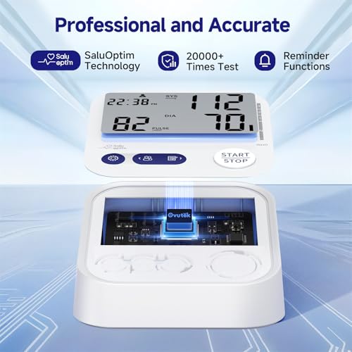 image for Ovutek Blood Pressure Monitors for Home Use Upper Arm, 8.7