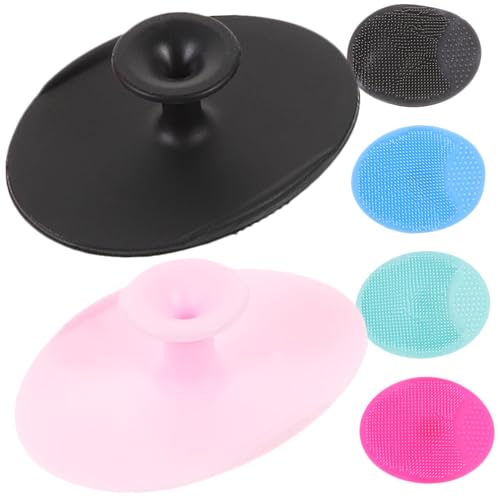 LIFKOME 6Pcs Silicone Face Exfoliator Brush Deep Cleansing Face Scrubber for Gentle Skin Care Multi Color Options for Facial Cleaning and Makeup Removal