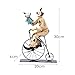 Baoblaze Transparent Small Tank Clown Figurine Sculpture Collection Small Round Ornament Aquarium Bowl for Office Table Home Decors Gift