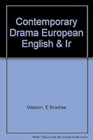 Contemporary Drama European English & Ir B000PYP12I Book Cover