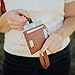 Andar The Denner Beautiful Premium Slim Card Holder RFID Blocking Card Holder Wrislet Wallet for Women (Cognac Tan)