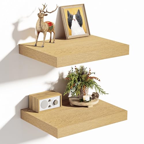 Vivelove 10" Deep Floating Shelves Over Toilet, 10.2" Wall Shelves