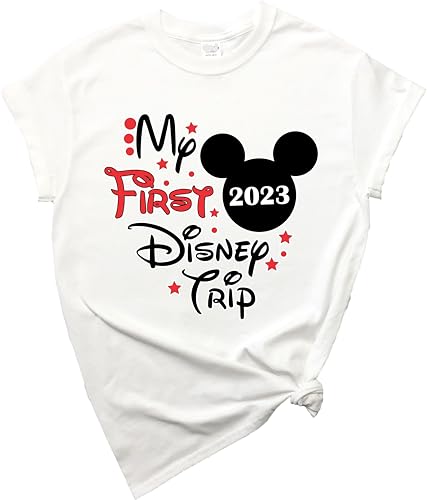 2024 My First Trip Family to Magical Kingdom Vacation Mickeey Minnnie Custom Tees Shirts Multicolor4