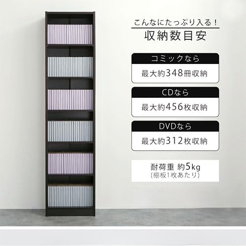 Amazon｜木製本棚 壁面 収納 可動棚 オープン シェルフ 収納棚