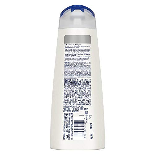 Image of Dove Intense Repair Shampoo, 340ml & Daily Shine Shampoo, 340ml