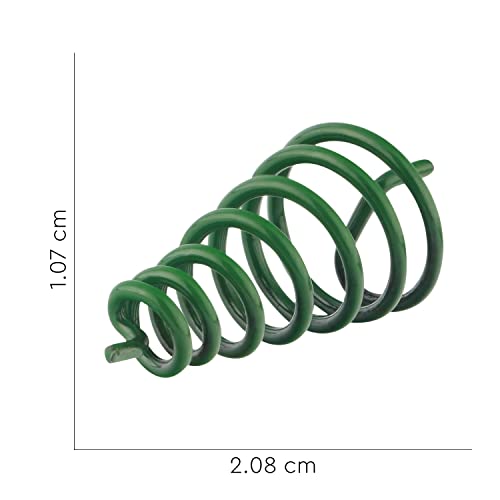 Image of Vastu Green Cone Anti-clockwise Spring for East Used to Enhance the Energy of Air Element |Size- 1.5Inch Approx (Pack of 9)