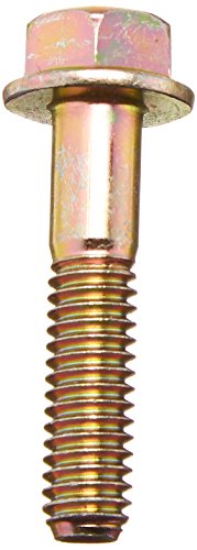 Image of Hard-to-Find Fastener 014973240134 Grade 8 Coarse Hex Flange Bolts, 5 /16-18 x 1-1 /2, Piece-5, Yellow