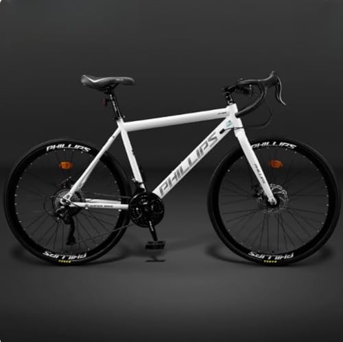 Dazzix新登場26インチクロスバイクエアロロードバイク 自転車 24/27段変速 超軽量 前後ディスクブレーキ 高炭素鋼フロントフォーク ドロップハンドル マウンテンバイク アウトドア自転車 適応身長155-185CM 通勤 通学 街乗り 競技的な挑戦