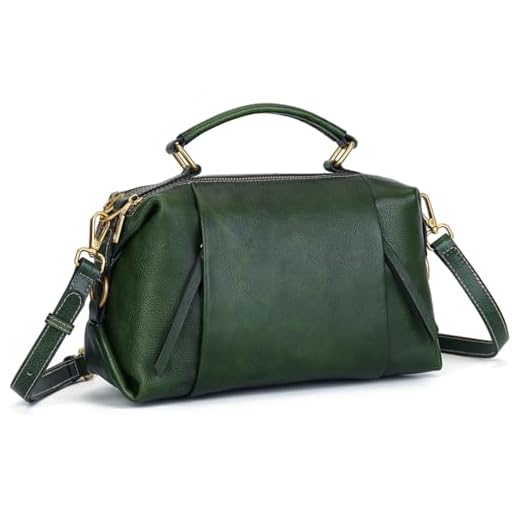 Zhuoliang Bolsa tiracolo de couro genuíno para mulheres, bolsa de mão pequena, bolsa de ombro, Verde-1966