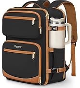 Taygeer Frontier Airlines Personal Item Bag 18x14x8, Underseat Carry on Backpack with Makeup Comp...