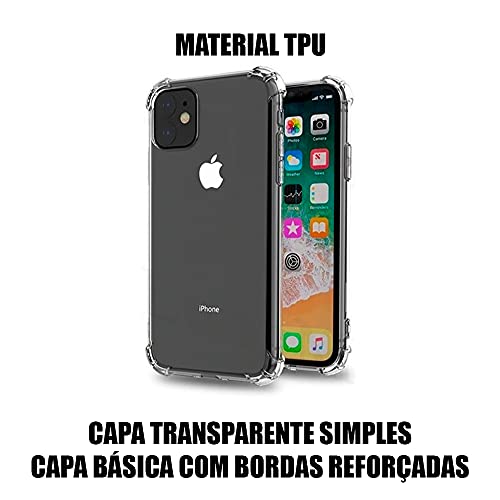Capinha Anti Impacto TPU Transparente Bordas Reforçadas Para iPhone 11