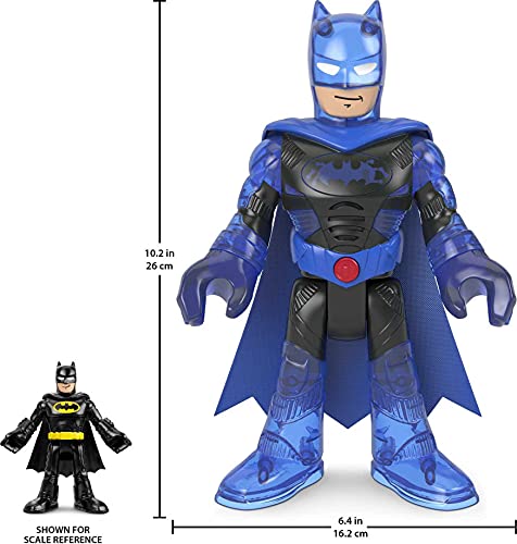 Dc Super Friends Imaginext Dc Super Friends Deluxe Bat-Tech Batman Xl, 10-Inch Poseable Figure With Lights, Sounds And Character Phrases #TOP4