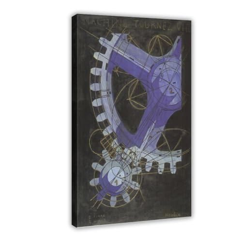 Toile Picabia Machine Turn Quickly affiche d'art Premium pour décoration murale