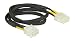 Produktbild Delock 83653  Kabel (EPS 8-Pins), EPS (8-Pins), männlich/weiblich, rechts, rechts, schwarz, gelb.