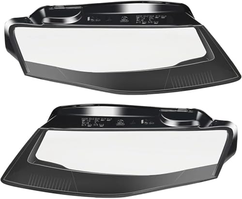 Couvercles phares pour avant transparents A4 B8 l Phare voiture 2009 2010 2011 2012