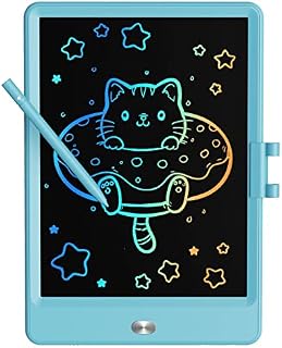 TEKFUN LCD Writing Tablet, 8.5inch Colorful Drawing Tablet Writing Pad, Toys for 2 3 4 5 6 7 Year Old Girls Boys, Birthday Christmas Gifts for Girls Boys (Blue)