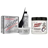 MANIC PANIC Bleach & Revive Bundle with Flash Lightning Super Strength Bleach Kit + Mermaid Mask pH Treatment for Dry Hair