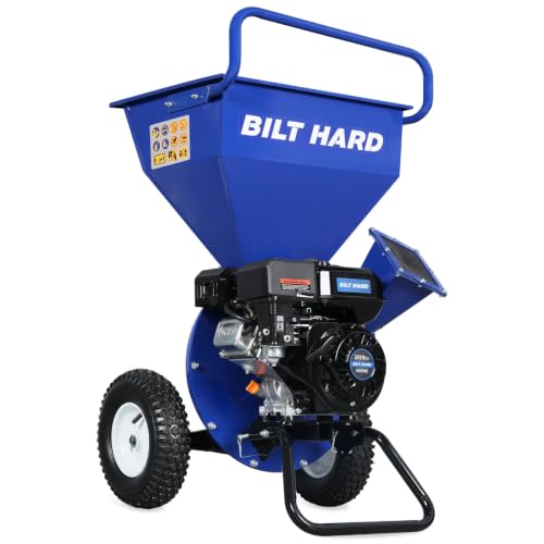 Image of BILT HARD 3 Inch Wood Chipper, 7HP 209cc Gas Powered Shredder & Mulcher