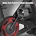 CyclingDeal Strap-in Platform Pedals - Compatible with Peloton Pedals for Peloton Bike & Bike + Anti-Skid Grips Peloton Pedal Converter Peloton Accessories - Ride with Sneakers