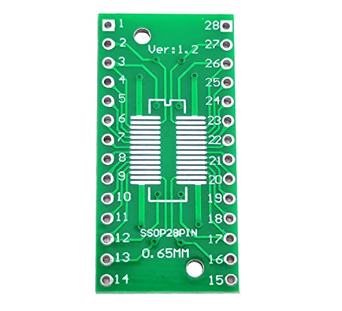 Bolsen 20Pcs/Lot So/Ssop/Soic/Msop Tssop28 / Tssop20 Turn Dip28 1.27Mm / 0.65Mm Turn 2.54Mm Ic Adapter Socket/Adapter Plate/Pcb #TOP4